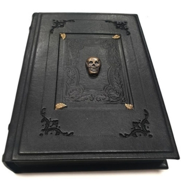 Neovel art Other - ♥️BUY 2 GET 1 FREE Black Leather Journal - Skull, Retail Price $49.99 USD